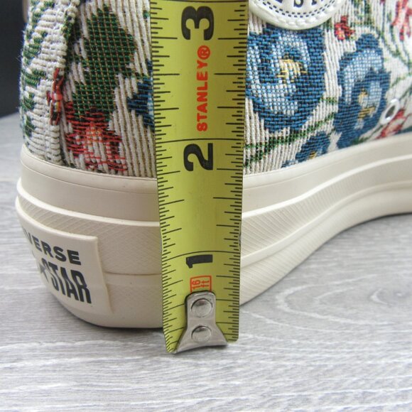 Converse CTAS Lift Platform Floral Tapestry Women's Size 8 Shoes NEW - Picture 11 of 15